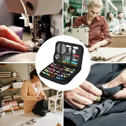 129 darabos szabókészlet elegáns tokban, tökéletes ajándék a szabás szerelmeseinek