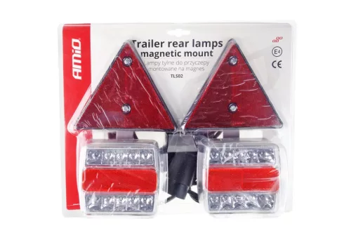 Hátsó lámpák mágnessel utánfutóhoz 02140