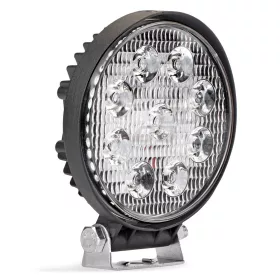   LED projektor terepjáróhoz, ATV-hez, SSV-hez, 6500K színhőmérséklet, LED FLOOD, 27W, 9 - 36V feszültség, Ø110 mm átmérő