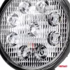 LED projektor pre terénne vozidlá, štvorkolky, SSV, teplota farieb 6500K, LED FLOOD, 27W, napätie 9 - 36V, priemer Ø110 mm