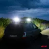 LED projektor pre terénne vozidlá, štvorkolky, SSV, teplota farieb 6500K, LED FLOOD, napätie 9 - 36V, rozmer, 110 x 110 mm