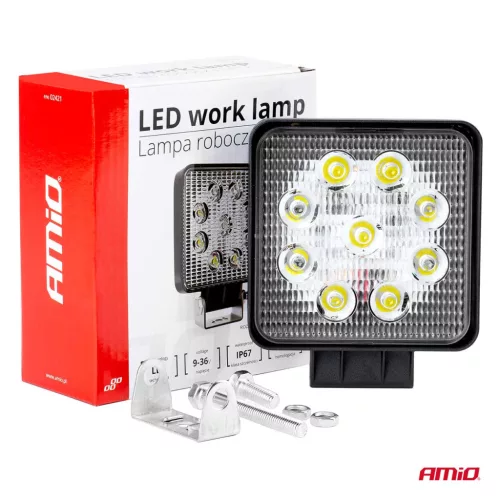 LED-Projektor für Geländefahrzeuge, ATVs, SSVs, Farbtemperatur 6500K, LED-Flutlicht, Spannung 9–36V, Größe 110 x 110 mm