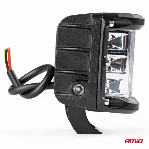 LED projektor pre terénne vozidlá, štvorkolky, SSV, s farebnou teplotou 6500K, dve funkcie, napätie 9 - 36V, rozmery 110 x 75 mm