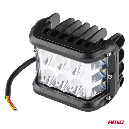 LED projektor pre terénne vozidlá, štvorkolky, SSV, s farebnou teplotou 6500K, dve funkcie, napätie 9 - 36V, rozmery 110 x 75 mm