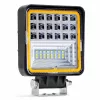 LED projektor pre terénne vozidlá, štvorkolky, SSV, s funkciou signalizácie, teplota farieb 6500K, 3360 lm, napätie 9 - 36V, rozmery 110 x 110 mm