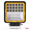LED projektor pre terénne vozidlá, štvorkolky, SSV, s funkciou signalizácie, teplota farieb 6500K, 3360 lm, napätie 9 - 36V, rozmery 110 x 110 mm
