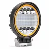 LED projektor terepjáróhoz, ATV-hez, SSV-hez, jelzőfunkcióval, 6500K színhőmérséklet, 3360 lm, 9 - 36V feszültség, Ø110 mm átmérő