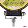 LED projektor pre terénne vozidlá, štvorkolky, SSV, s funkciou signalizácie, teplota farieb 6500K, 3360 lm, napätie 9 - 36V, priemer Ø110 mm