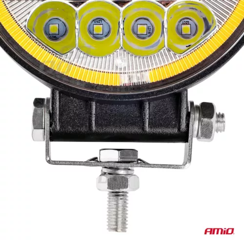 LED projektor pre terénne vozidlá, štvorkolky, SSV, s funkciou signalizácie, teplota farieb 6500K, 3360 lm, napätie 9 - 36V, priemer Ø110 mm