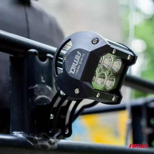 LED projektor terepjáróhoz, ATV-hez, SSV-hez, színhőmérséklet 6500K, 1440 lm, feszültség 9 - 36V, méret 95 x 77 mm