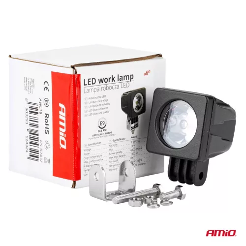 LED projektor pre terénne vozidlá, štvorkolky, SSV, teplota farieb 6500K, 1000 lm, napätie 9 - 36V, rozmer 50 x 50 mm