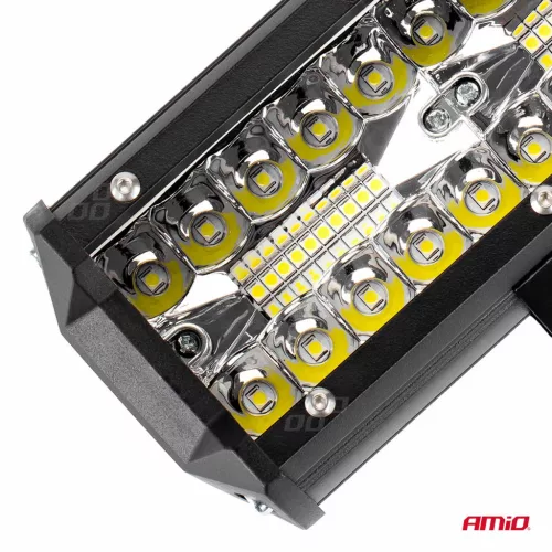 LED projektor pre terénne vozidlá, štvorkolky, SSV, s dvoma svetelnými lúčmi, teplota farby 6500K, 120 W, napätie 9 - 36 V, rozmery 170 x 74 x 63 mm