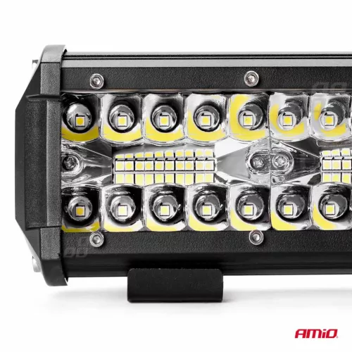 LED projektor pre terénne vozidlá, štvorkolky, SSV, teplota farieb 6500K, 6400 lm, napätie 9 - 36V, rozmery 300 x 74 mm