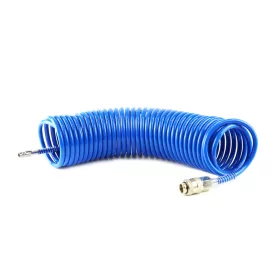   Furtun spiralat pentru aer comprimat din PE, 5 x 8mm, lungime 10m, PT-04
