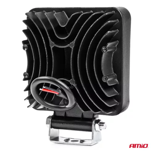 LED projektor terepjáróhoz, ATV-hez, SSV-hez, teljesítmény 90 W, színhőmérséklet 6500 K, feszültség 9-36 V, méretek 110 x 110 x 45 mm