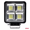 LED projektor terepjáróhoz, ATV-hez, SSV-hez, teljesítmény 192 W, színhőmérséklet 6500 K, feszültség 9-36 V, méretek 110 x 110 x 35 mm
