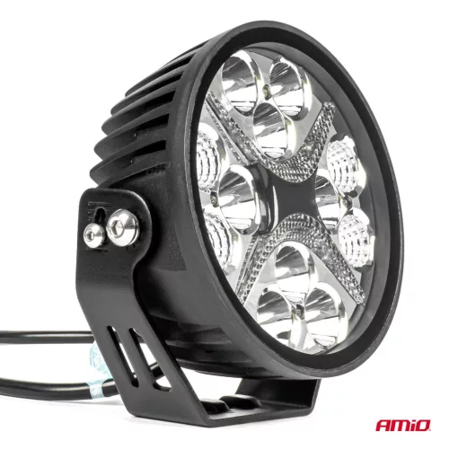 "PRO SERIES" LED projektor két funkcióval terepjárókhoz, ATV-khez, SSV-hez, teljesítmény 54W, 7200lm, színhőmérséklet 6000K, feszültség 10-30V, méretek 140 x 140 x 61 mm