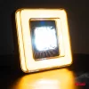 LED projektor s osvetlením Angel Eye, model AWL57, obrysové svetlo, smerové svetlo, diaľkové/stretávacie svetlo, pre terénne vozidlá, štvorkolky, SSV, výkon 45W, 8000lm, napätie 9-36V, rozmery 114,5 x 114,5 x 51 mm