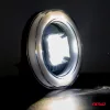 LED projektor s osvetlením Angel Eye, model AWL58, obrysové svetlo, smerové svetlo, diaľkové/stretávacie svetlo, pre terénne vozidlá, štvorkolky, SSV, výkon 45W, 8000lm, napätie 9-36V, rozmery 114,5 x 114,5 x 52 mm