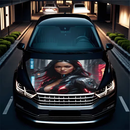 Folie Capota Auto "Hood Art" rezistenta la exterior, marime S (150 x 110cm) - Cod: AVX-CAPOTA-001S