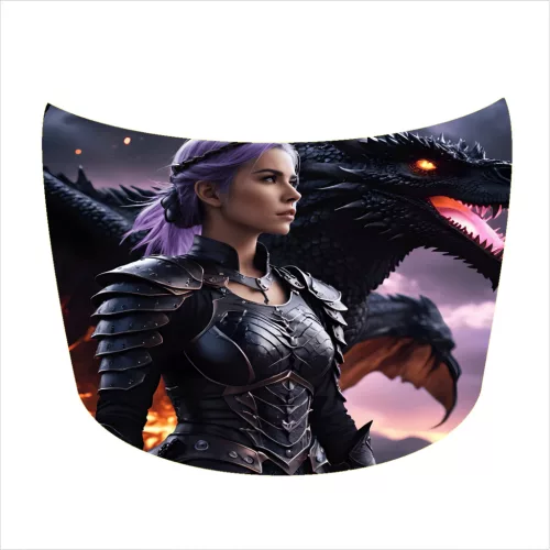 Folie Capota Auto "Hood Art" rezistenta la exterior, marime L (180 x 130cm) - Cod: AVX-CAPOTA-002L