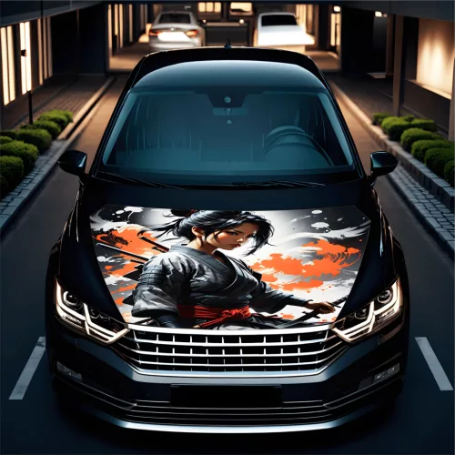 Folie Capota Auto "Hood Art" rezistenta la exterior, marime M (165 x 120cm) - Cod: AVX-CAPOTA-005M