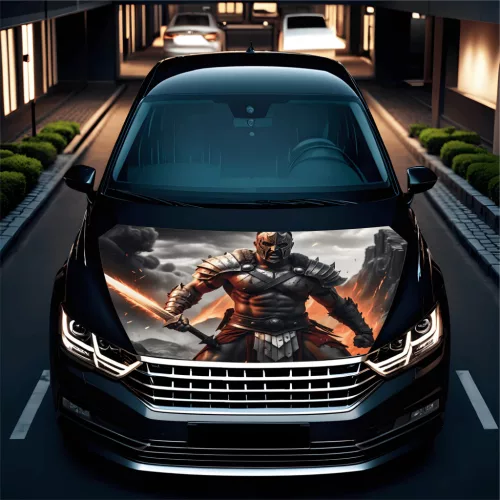 Folie Capota Auto "Hood Art" rezistenta la exterior, marime M (165 x 120cm) - Cod: AVX-CAPOTA-007M