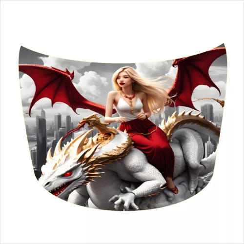 Folie Capota Auto "Hood Art" rezistenta la exterior, marime L (180 x 130cm) - Cod: AVX-CAPOTA-009L