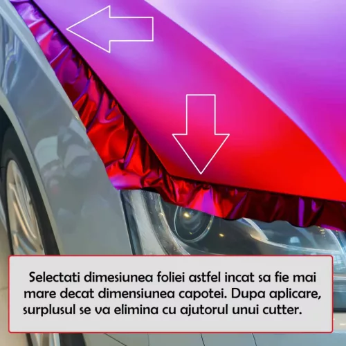 Strešná fólia na auto „Hood Art“, na vonkajšie použitie, veľkosť L (180 x 130 cm) - Kód: AVX-CAPOTA-009L