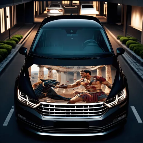 Folie Capota Auto "Hood Art" rezistenta la exterior, marime S (150 x 110cm) - Cod: AVX-CAPOTA-015S