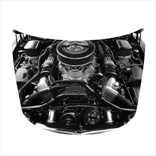 Folie Capota Auto "Hood Art" rezistenta la exterior, marime M (165 x 120cm) - Cod: AVX-CAPOTA-017M