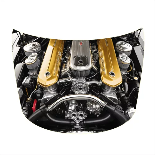 Folie Capota Auto "Hood Art" rezistenta la exterior, marime M (165 x 120cm) - Cod: AVX-CAPOTA-018M