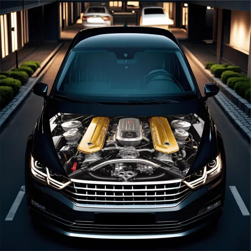 Folie Capota Auto "Hood Art" rezistenta la exterior, marime S (150 x 110cm) - Cod: AVX-CAPOTA-018S