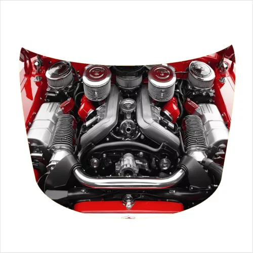 Folie Capota Auto "Hood Art" rezistenta la exterior, marime L (180 x 130cm) - Cod: AVX-CAPOTA-020L