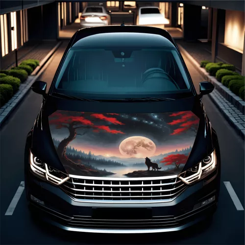 Folie Capota Auto "Hood Art" rezistenta la exterior, marime M (165 x 120cm) - Cod: AVX-CAPOTA-021M