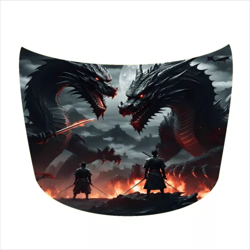 Folie Capota Auto "Hood Art" rezistenta la exterior, marime M (165 x 120cm) - Cod: AVX-CAPOTA-022M