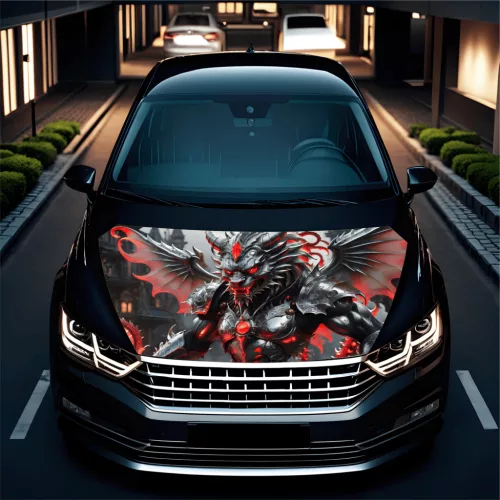 Folie Capota Auto "Hood Art" rezistenta la exterior, marime M (165 x 120cm) - Cod: AVX-CAPOTA-025M