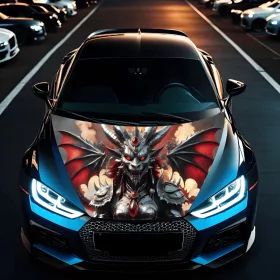   Folie Capota Auto "Hood Art" rezistenta la exterior, marime S (150 x 110cm) - Cod: AVX-CAPOTA-027S