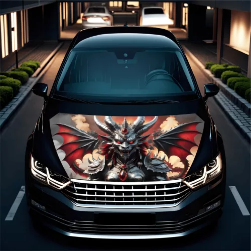 Folie Capota Auto "Hood Art" rezistenta la exterior, marime S (150 x 110cm) - Cod: AVX-CAPOTA-027S