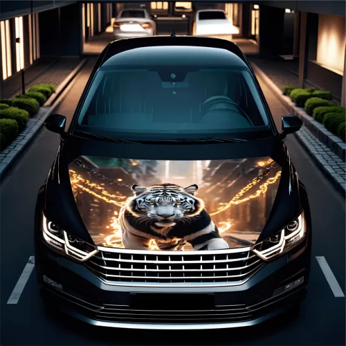 Folie Capota Auto "Hood Art" rezistenta la exterior, marime L (180 x 130cm) - Cod: AVX-CAPOTA-029L