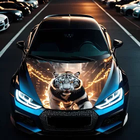   Folie Capota Auto "Hood Art" rezistenta la exterior, marime S (150 x 110cm) - Cod: AVX-CAPOTA-029S