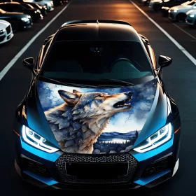   Folie Capota Auto "Hood Art" rezistenta la exterior, marime L (180 x 130cm) - Cod: AVX-CAPOTA-030L