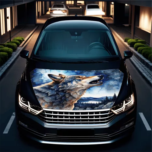 Folie Capota Auto "Hood Art" rezistenta la exterior, marime L (180 x 130cm) - Cod: AVX-CAPOTA-030L