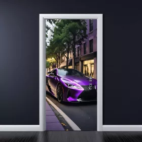   Folie imprimata color pentru decor Usa, dimensiune 200 x 90cm, model: AVX-DR07