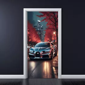   Folie imprimata color pentru decor Usa, dimensiune 200 x 90cm, model: AVX-DR08