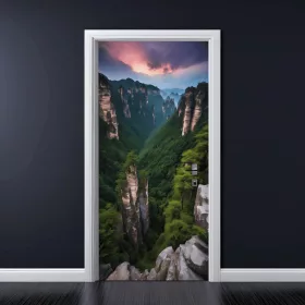   Folie imprimata color pentru decor Usa, dimensiune 200 x 90cm, model: AVX-DR11