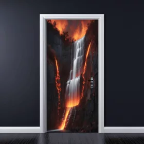   Folie imprimata color pentru decor Usa, dimensiune 200 x 90cm, model: AVX-DR19