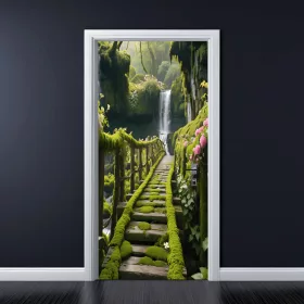   Színes nyomtatott fólia ajtódekorációhoz, méret 200 x 90 cm, modell: AVX-DR25