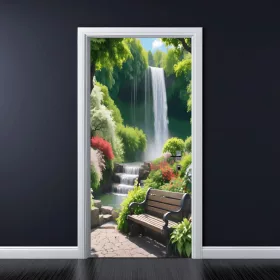   Színes nyomtatott fólia ajtódekorációhoz, méret 200 x 90 cm, modell: AVX-DR28