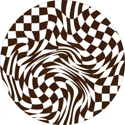 4 db-os kültéri nyomtatott fólia készlet EcoSolventtel, öntapadós, autófelnik díszítésére, átmérője 60 cm, FJT-04 modell